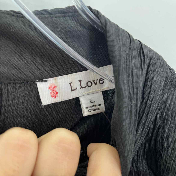 Size L L LOVE Black Shirt