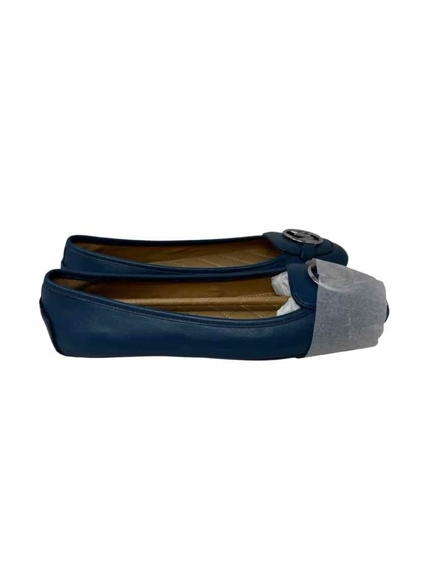 Shoe Size 9.5 Michael Kors Blue Leather Flats