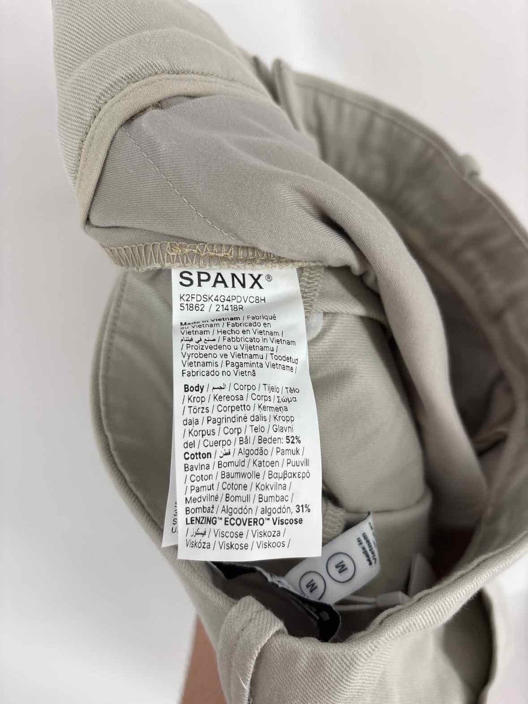 Size M SPANX Tan Pants