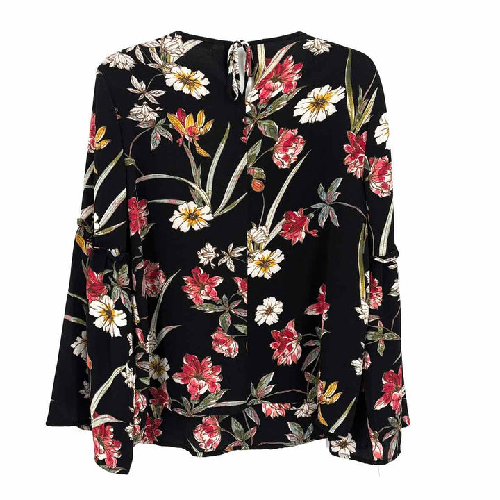 Size M Black Print Shirt