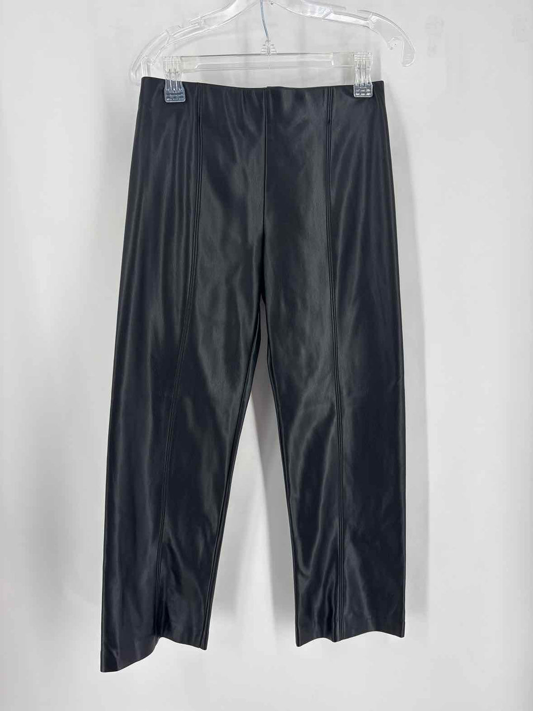 Size S ELIE TAHARI Black Faux Leather Pants