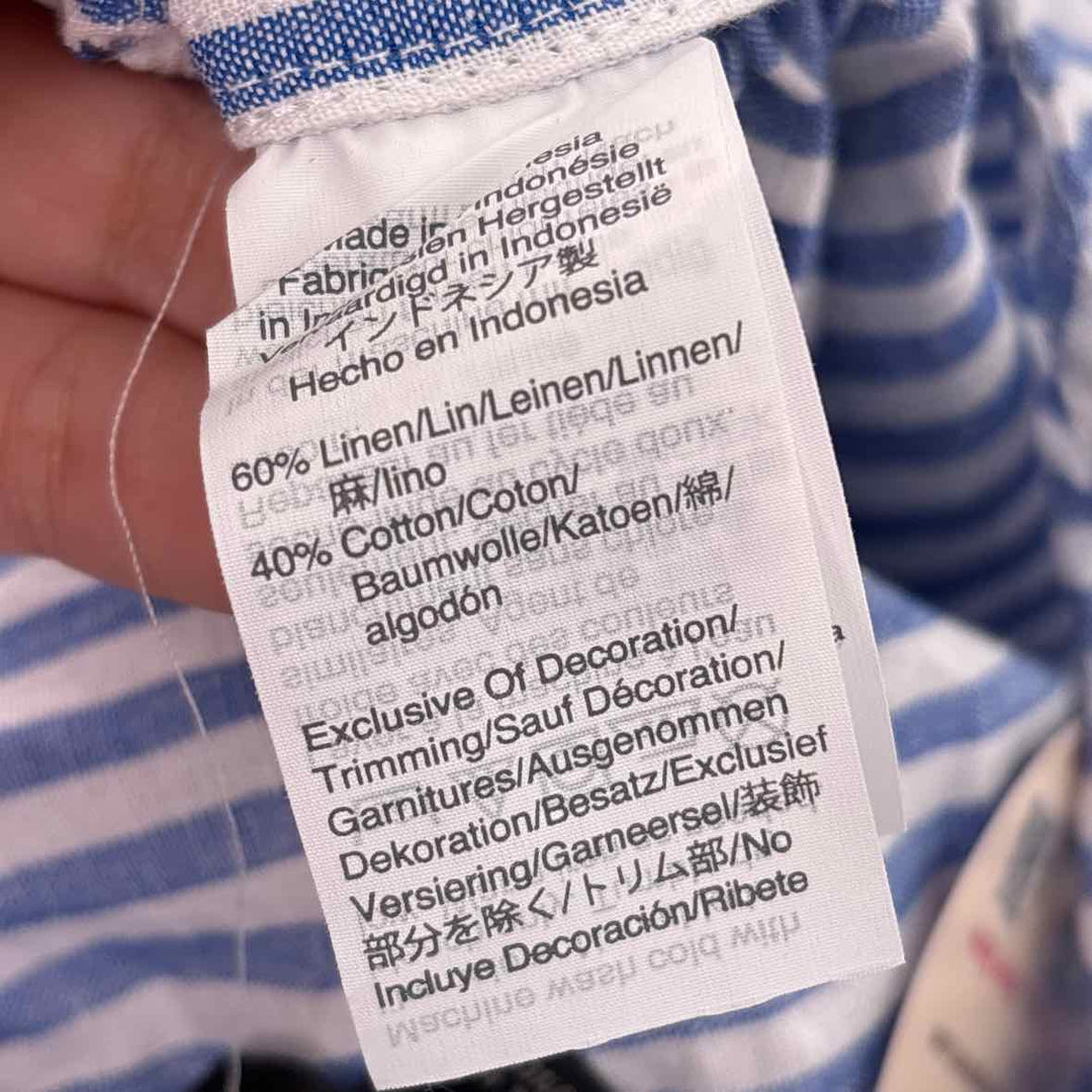 Size M J Crew Blue Print Dress