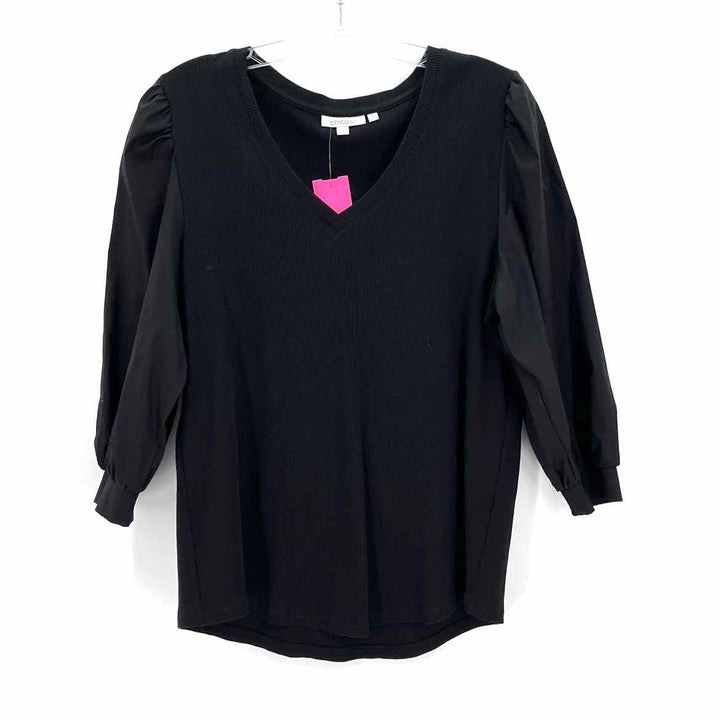 Size L Chico's Black Shirt