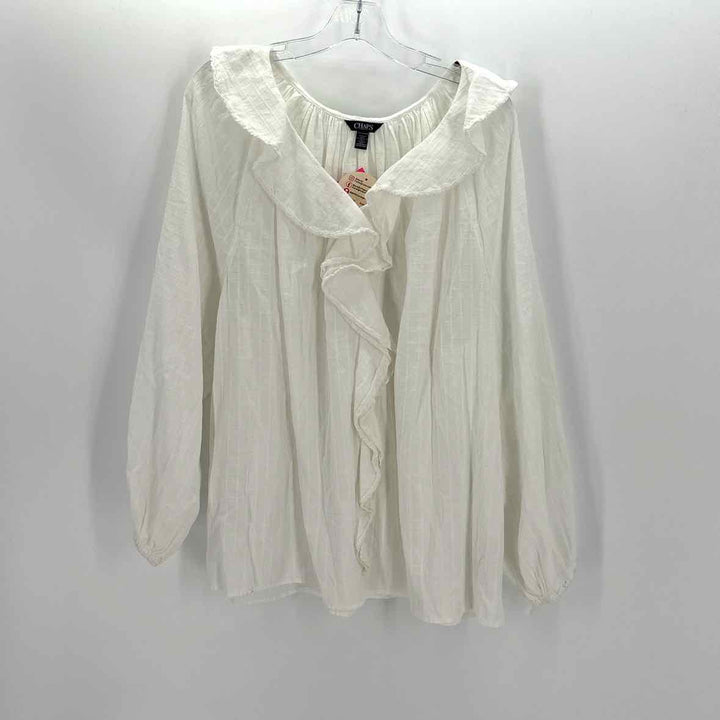 Size 2X CHAPS White Shirt