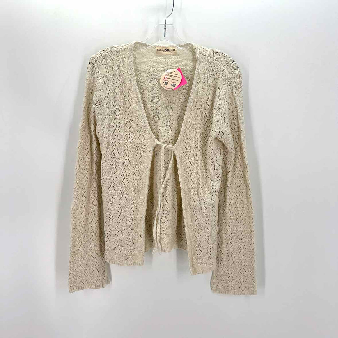 Size M Ivory Knit Cardigan