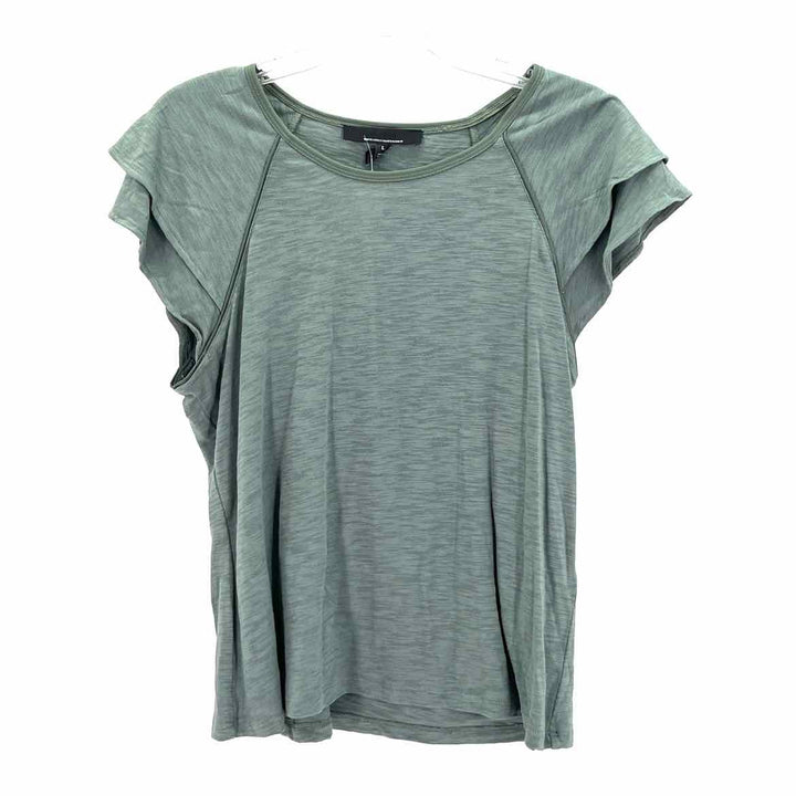 Size L White House Black Market Olive Knit Shirt