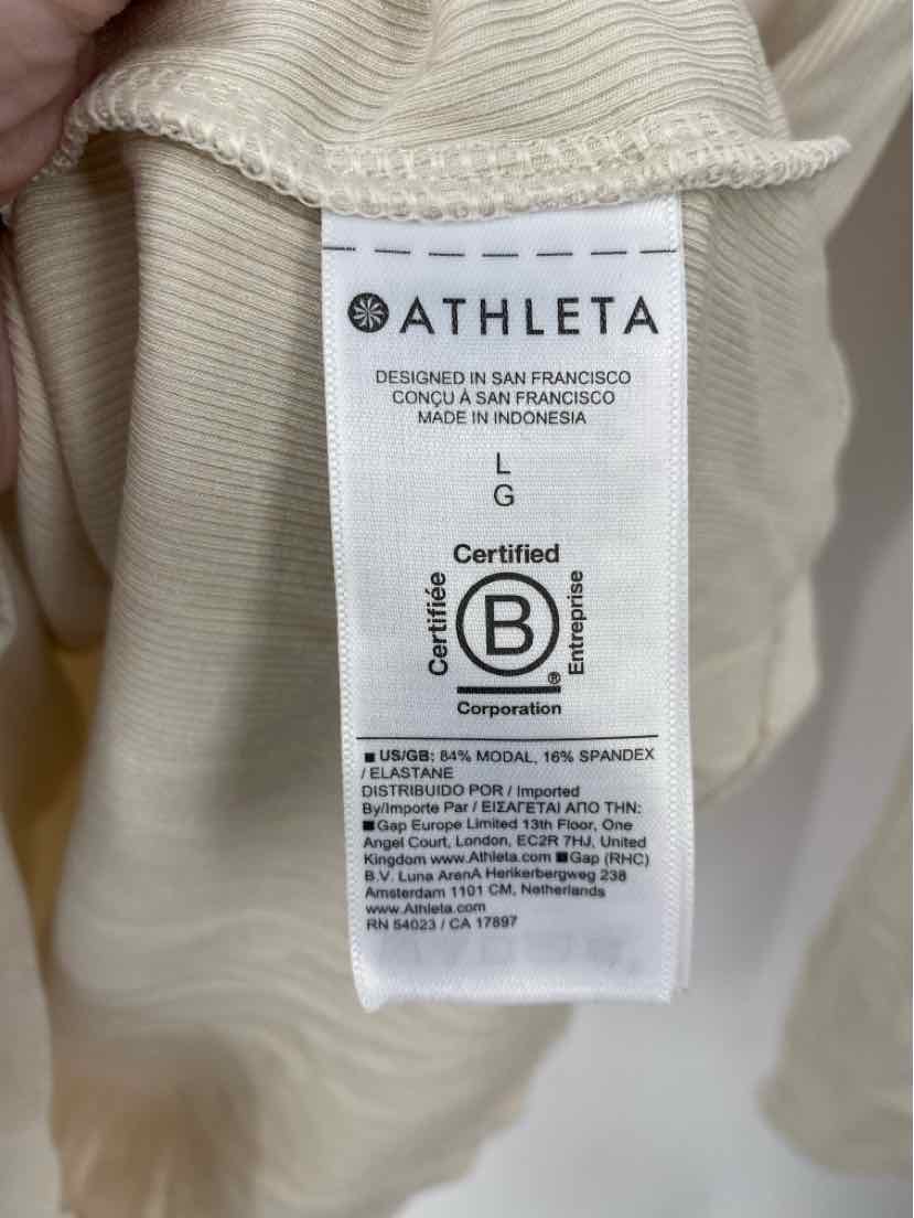 Size L Athleta Beige Shirt