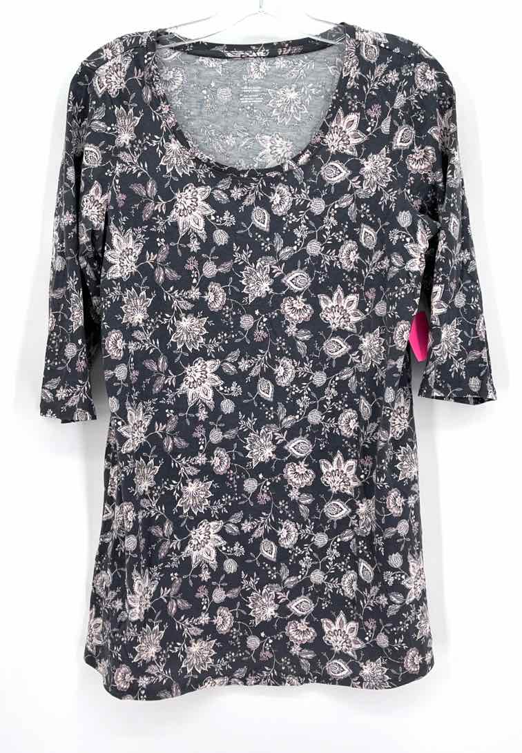 Size M J JILL Gray Shirt