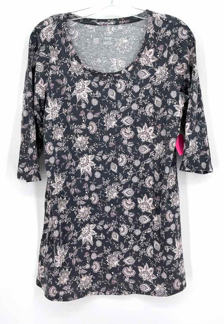 Size M J JILL Gray Shirt