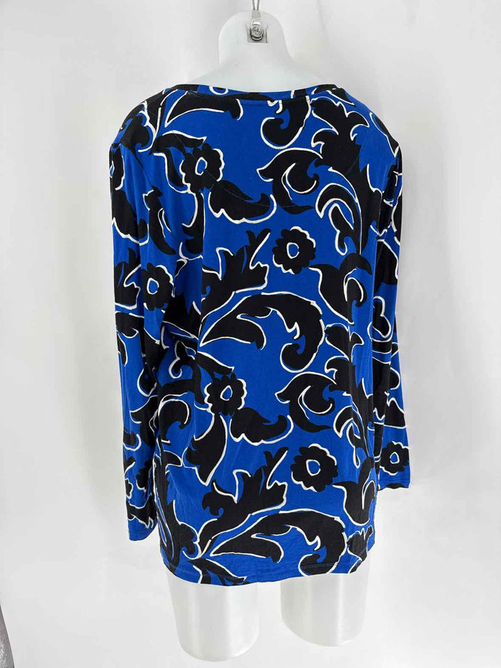 Size XL Chico's Blue Cotton Shirt