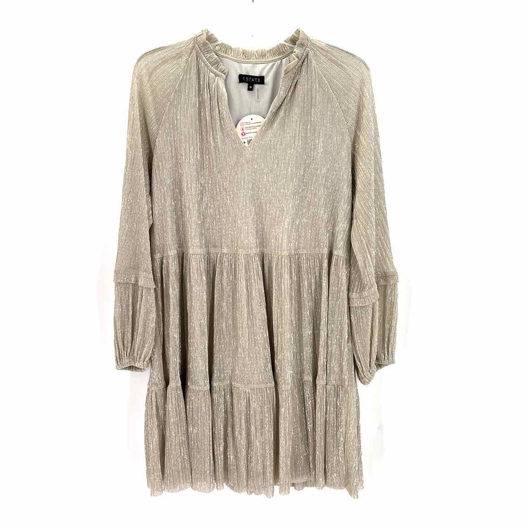 Size M 1. State Silver Dress