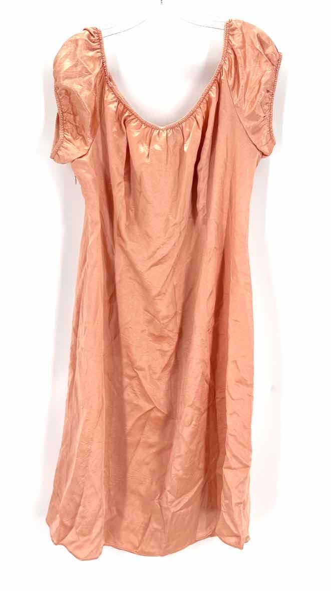 Size 22 J Crew Peach Sateen Dress