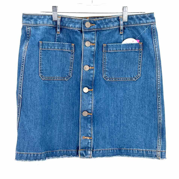 Size 12 LOFT Blue Denim Skirt