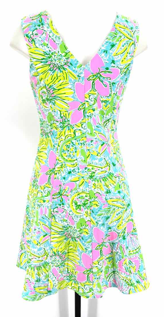 Size S Lilly Pulitzer Aqua Dress