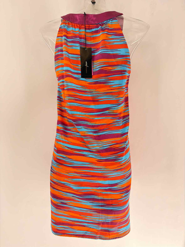 Size M BCBG Purple Print Dress