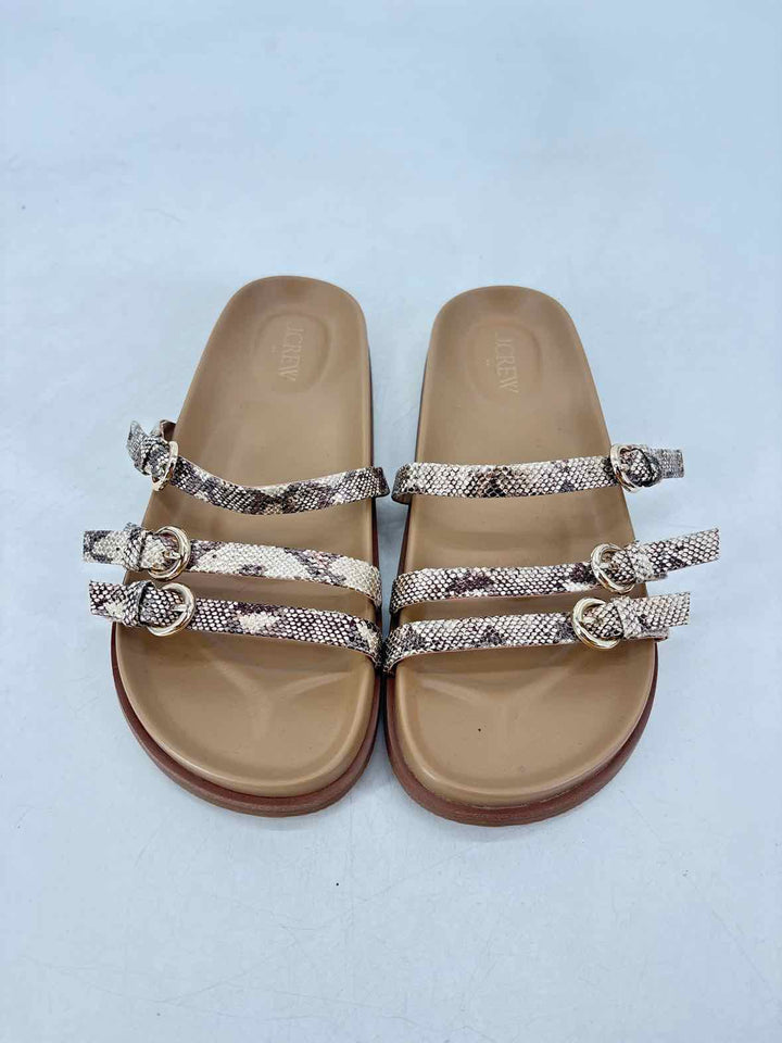 Shoe Size 8 J Crew Gold Sandals
