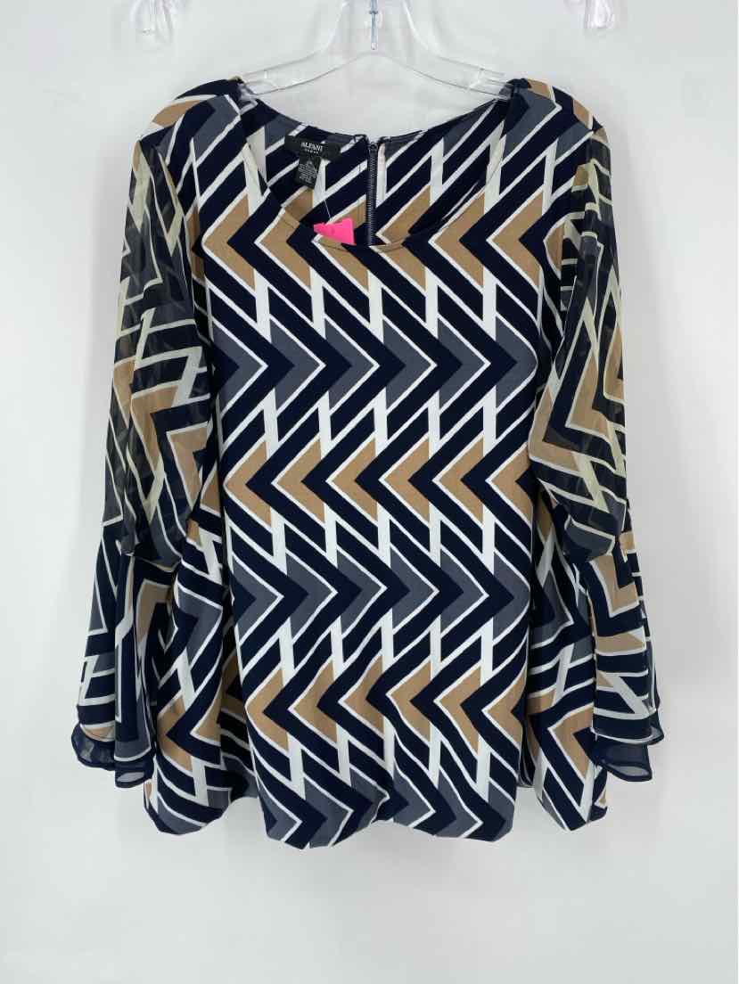Size 2X ALFANI Multi-Color Shirt