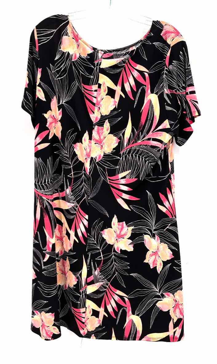 Size XL Chico's Black Print Dress