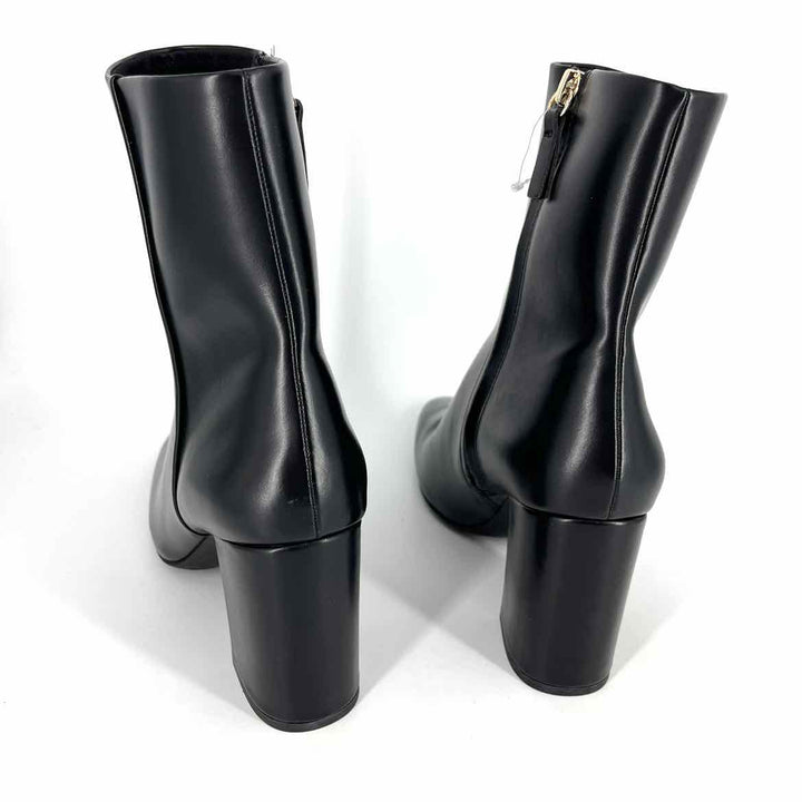 Shoe Size 39 H&M Black Faux Leather Boots