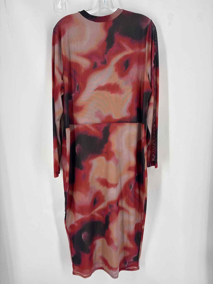 Size 2X Multi-Color Dress