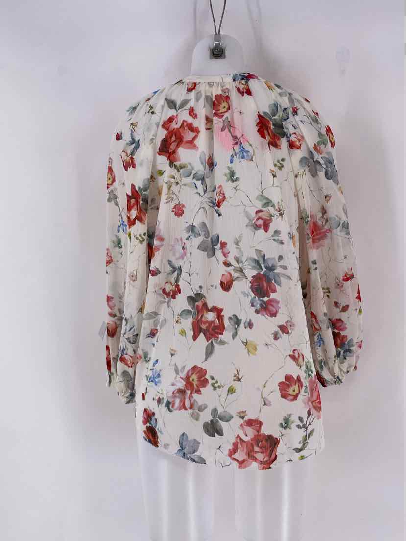 Size M L'AGENCE Ivory Shirt