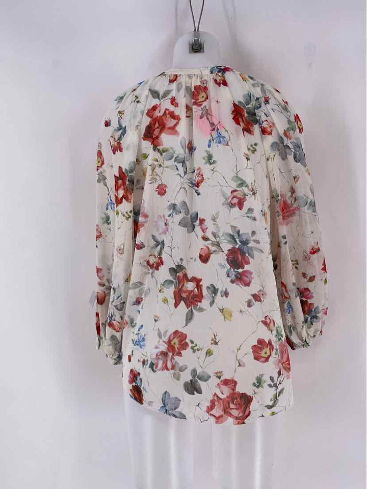 Size M L'AGENCE Ivory Shirt