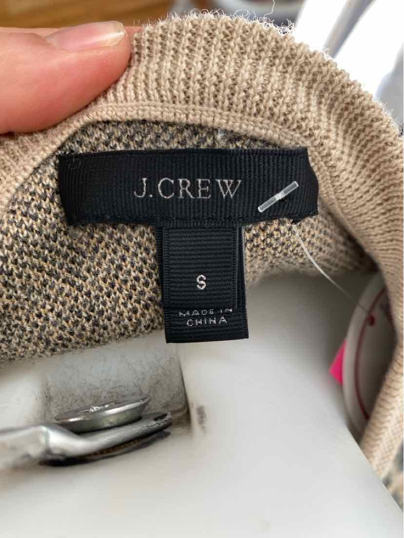 Size S J Crew Brown Print Sweater