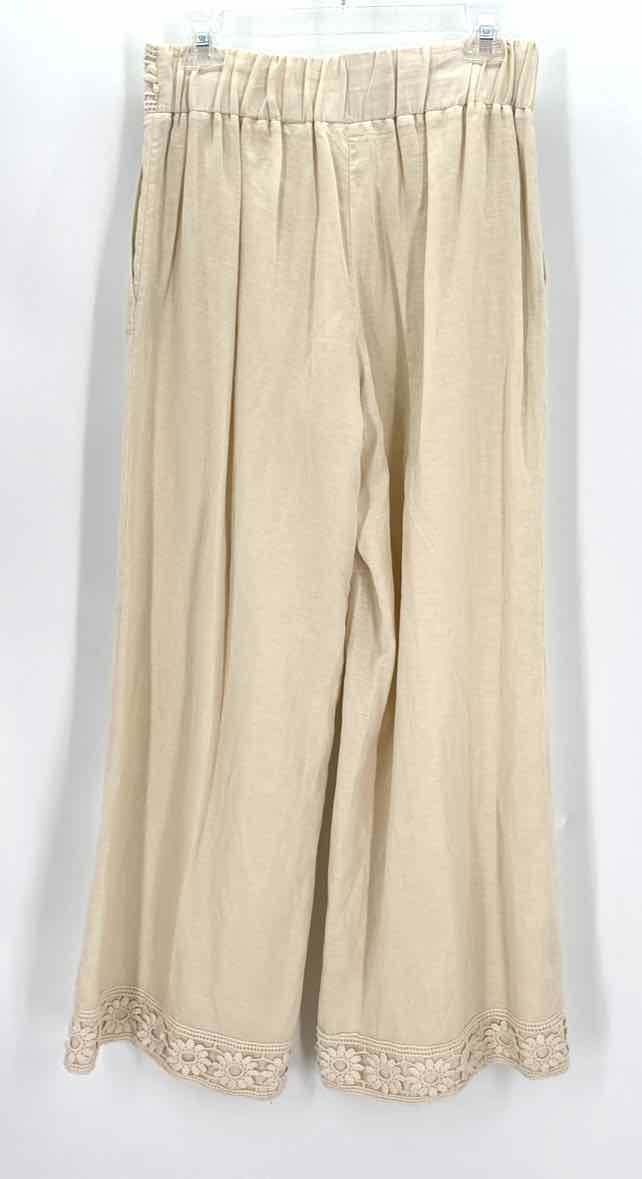 Size M TAHARI Ivory Linen 2 PC Dress