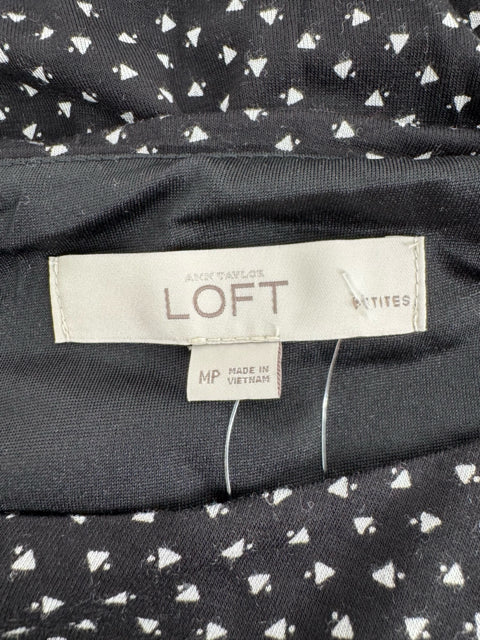 Size M Ann Taylor Black Cotton Dress