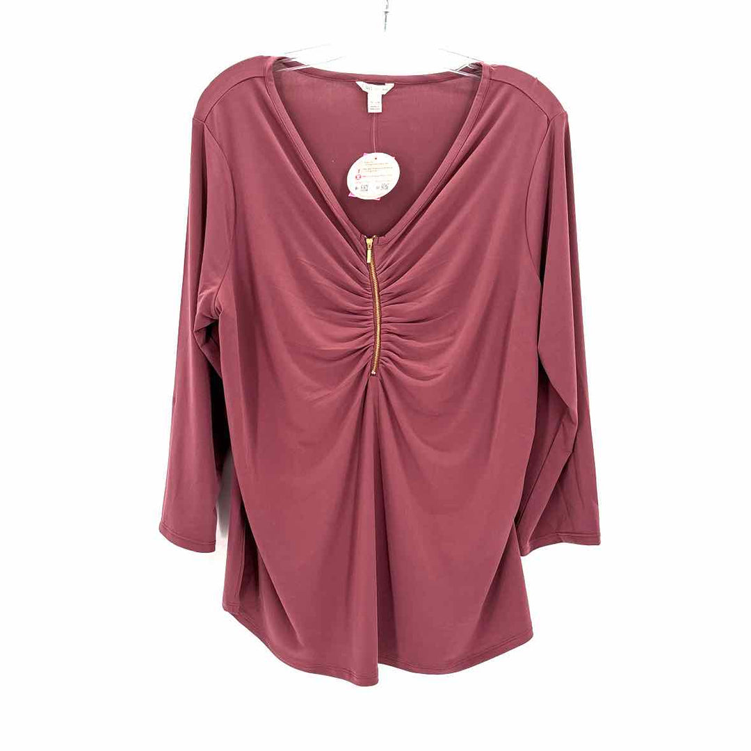 Size 14/16 CATO Mauve Shirt