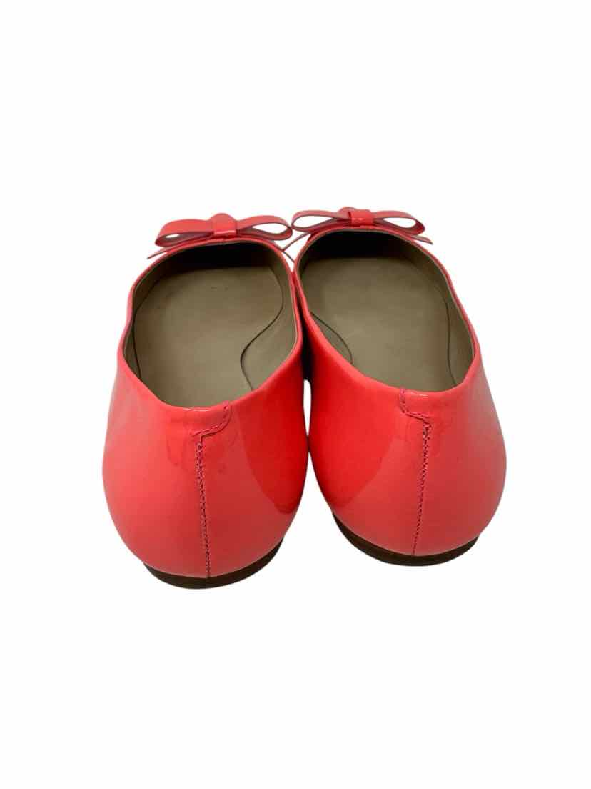 Shoe Size 9 Kate Spade Orange PATENT Flats