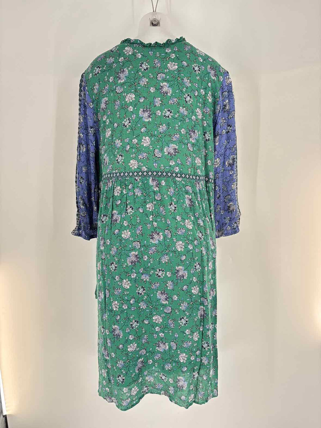 Size XL J JILL Green Print Dress