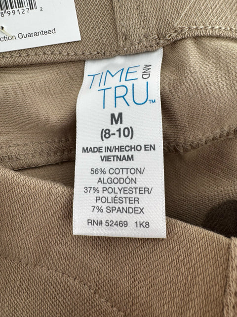 Size M TIME AND TRUE Tan Pants
