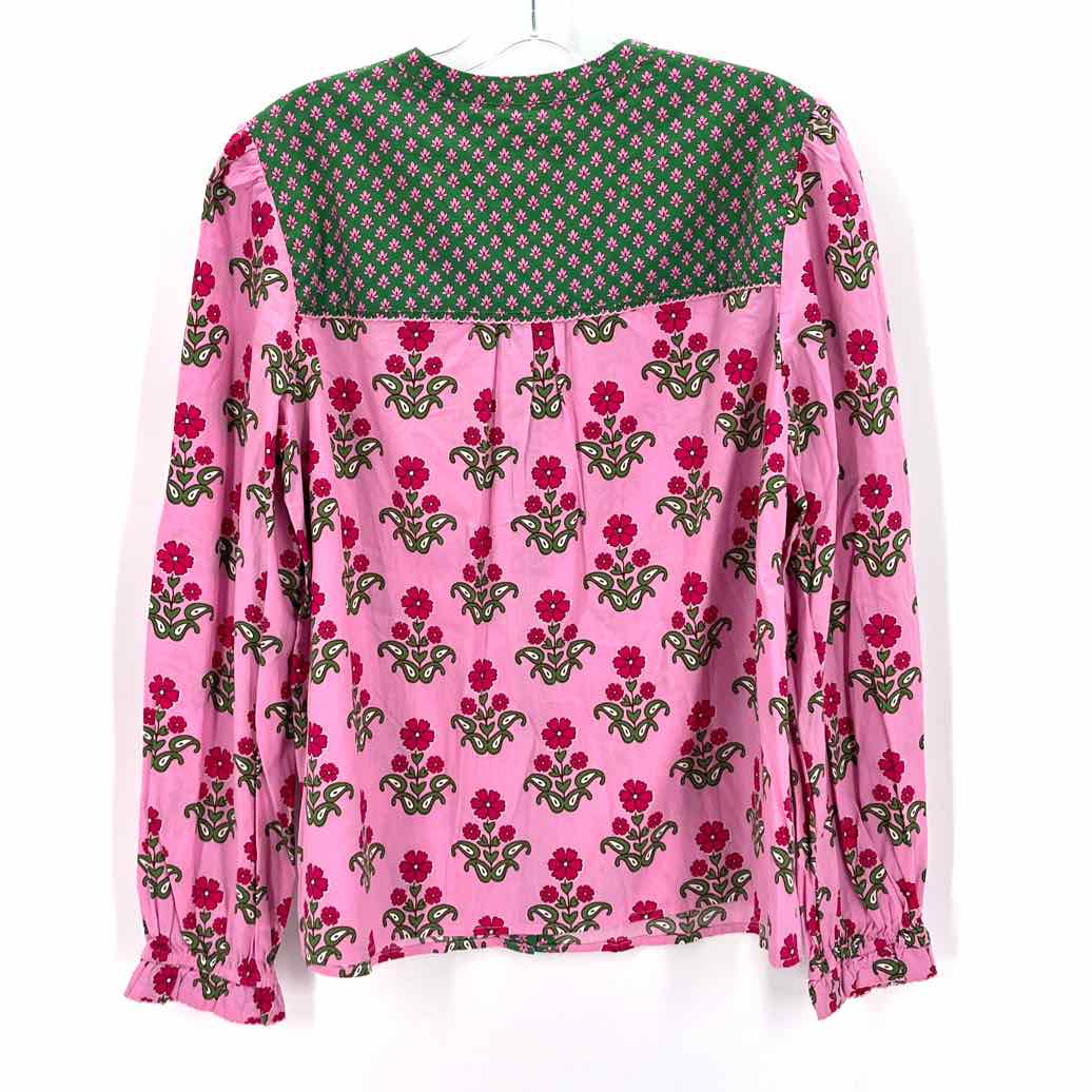 Size 12 Boden PINK PRINT Shirt