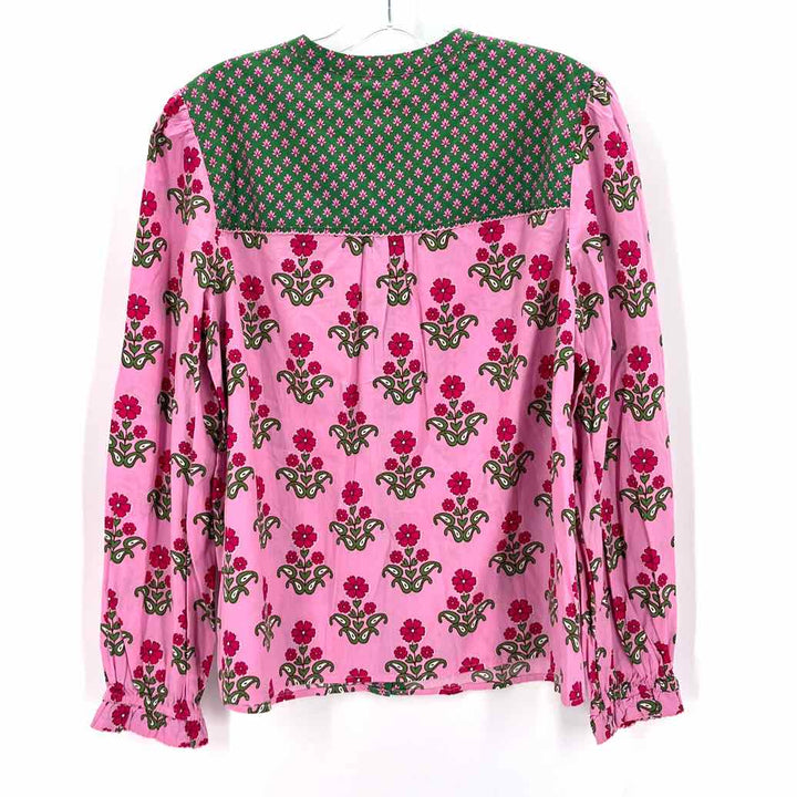 Size 12 Boden PINK PRINT Shirt