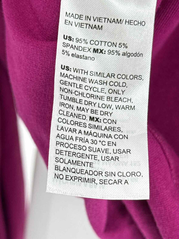 Size XL Chico's Fuschia Cotton Shirt