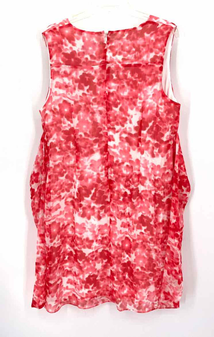 Size 14 DKNY PINK PRINT Dress