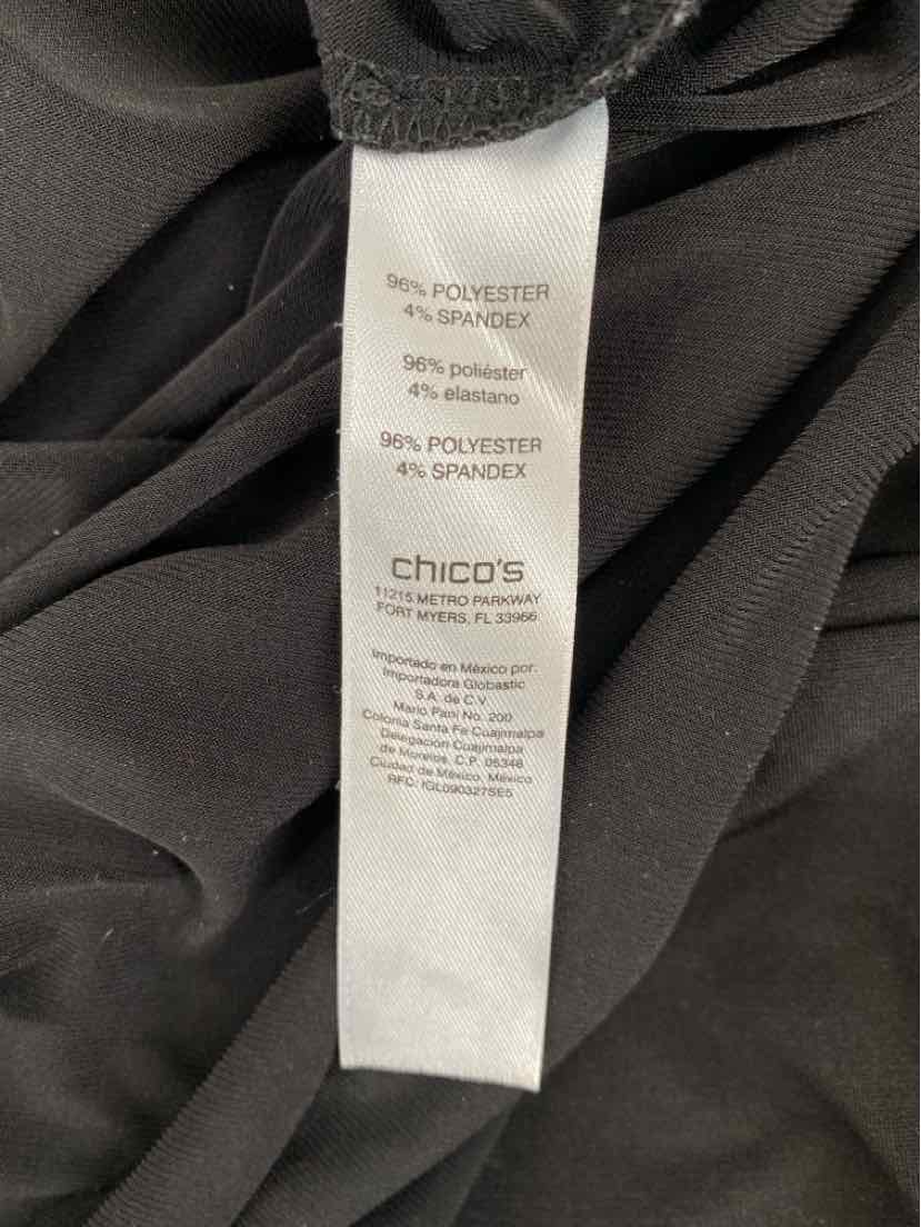 Size M Chico's Black Dress
