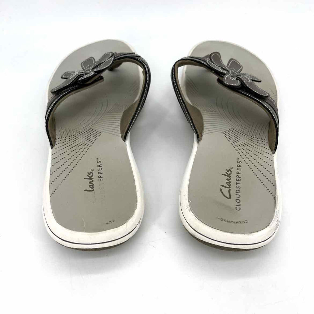 Shoe Size 8 CLARKS Silver Sandals