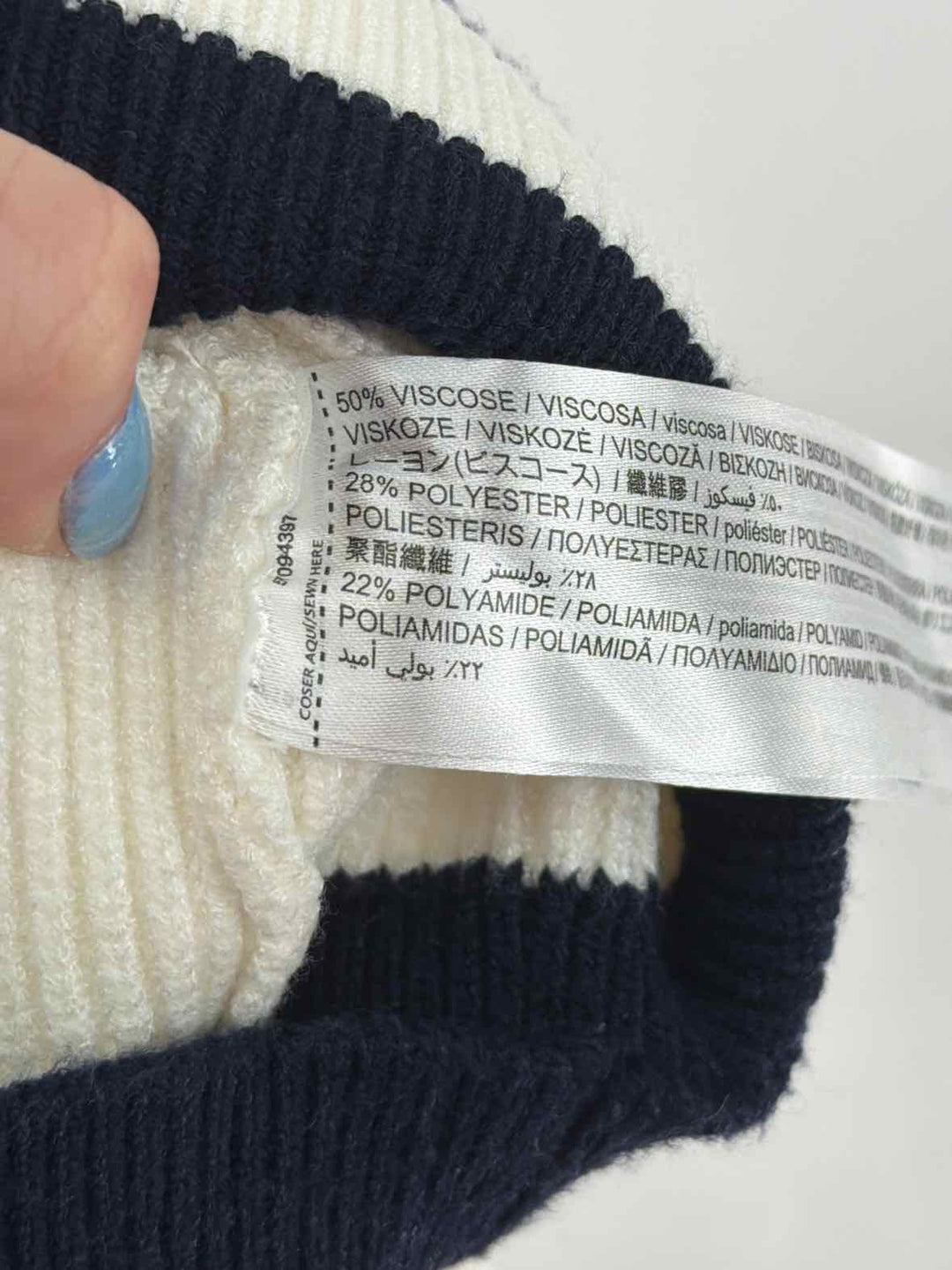 Size XL MNG Ivory Knit Sweater