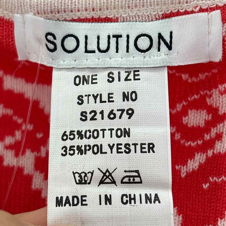Size One Size Red Sweater