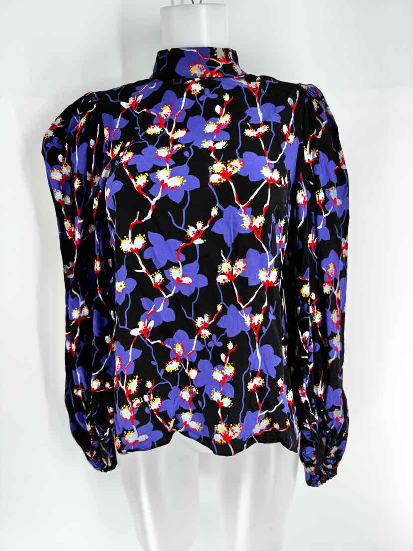 Size M TED BAKER Blue Print Shirt