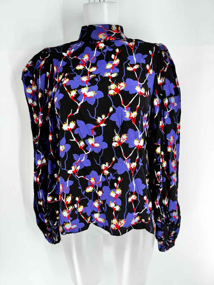 Size M TED BAKER Blue Print Shirt