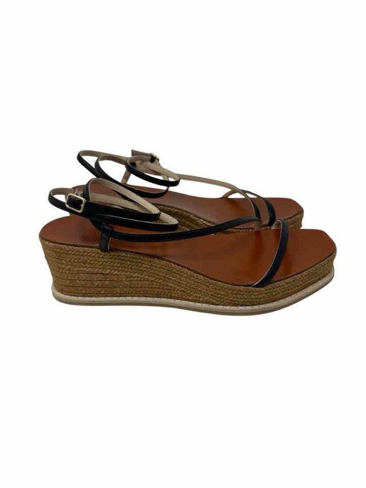 Shoe Size 40 JIMMY CHOO Black Leather Luxury - Sandals