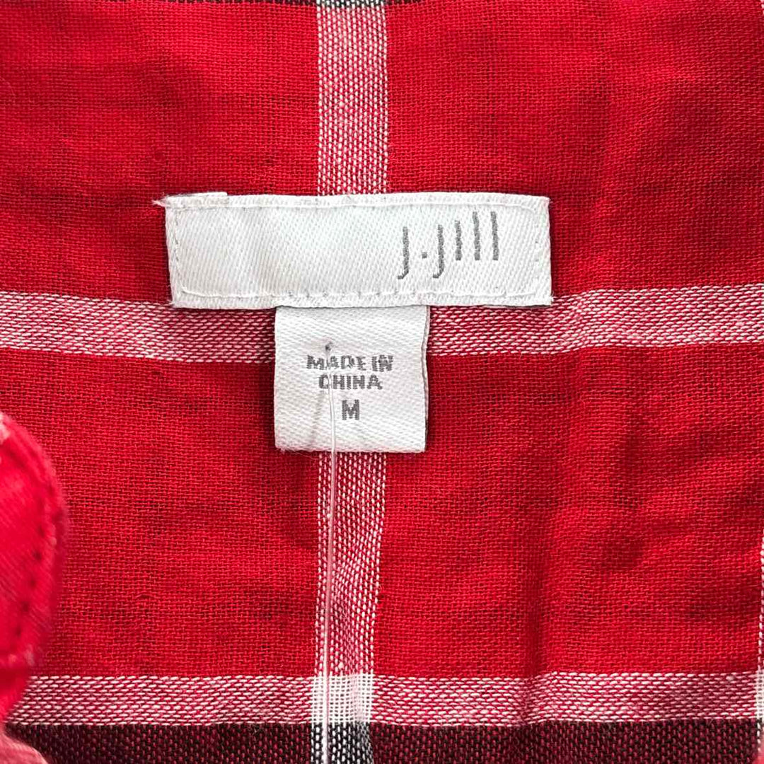 Size M J JILL Red Shirt