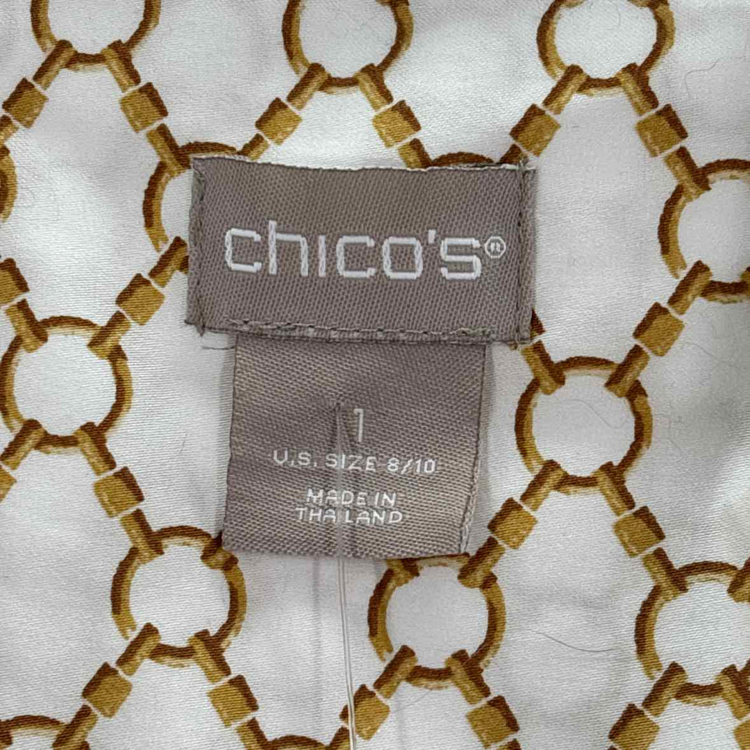 Size M Chico's White Shirt