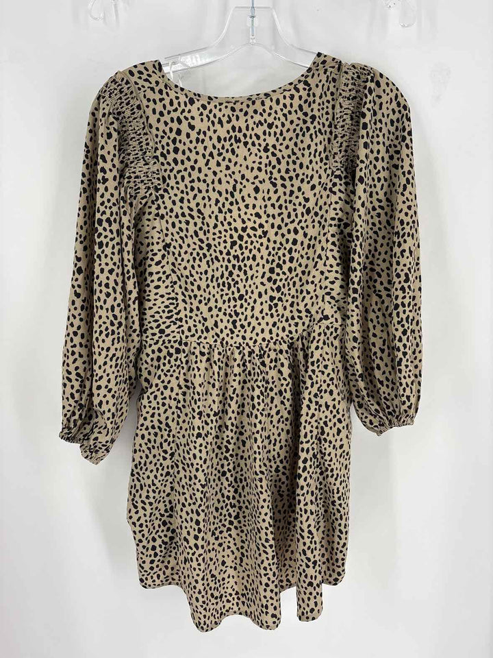 Size M Umgee TAN PRINT Shirt