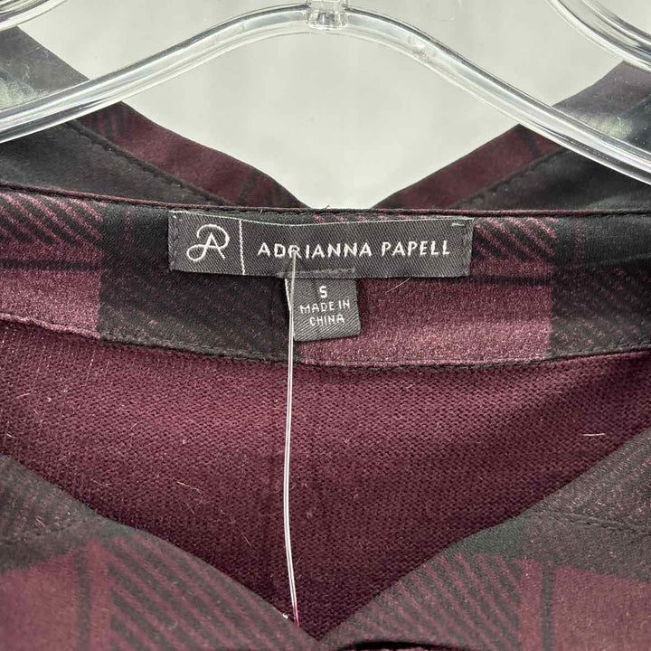 Size S Adrianna Papell Wine Sweater