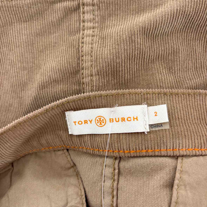 Size 2 Tory Burch Tan Corduroy Skirt