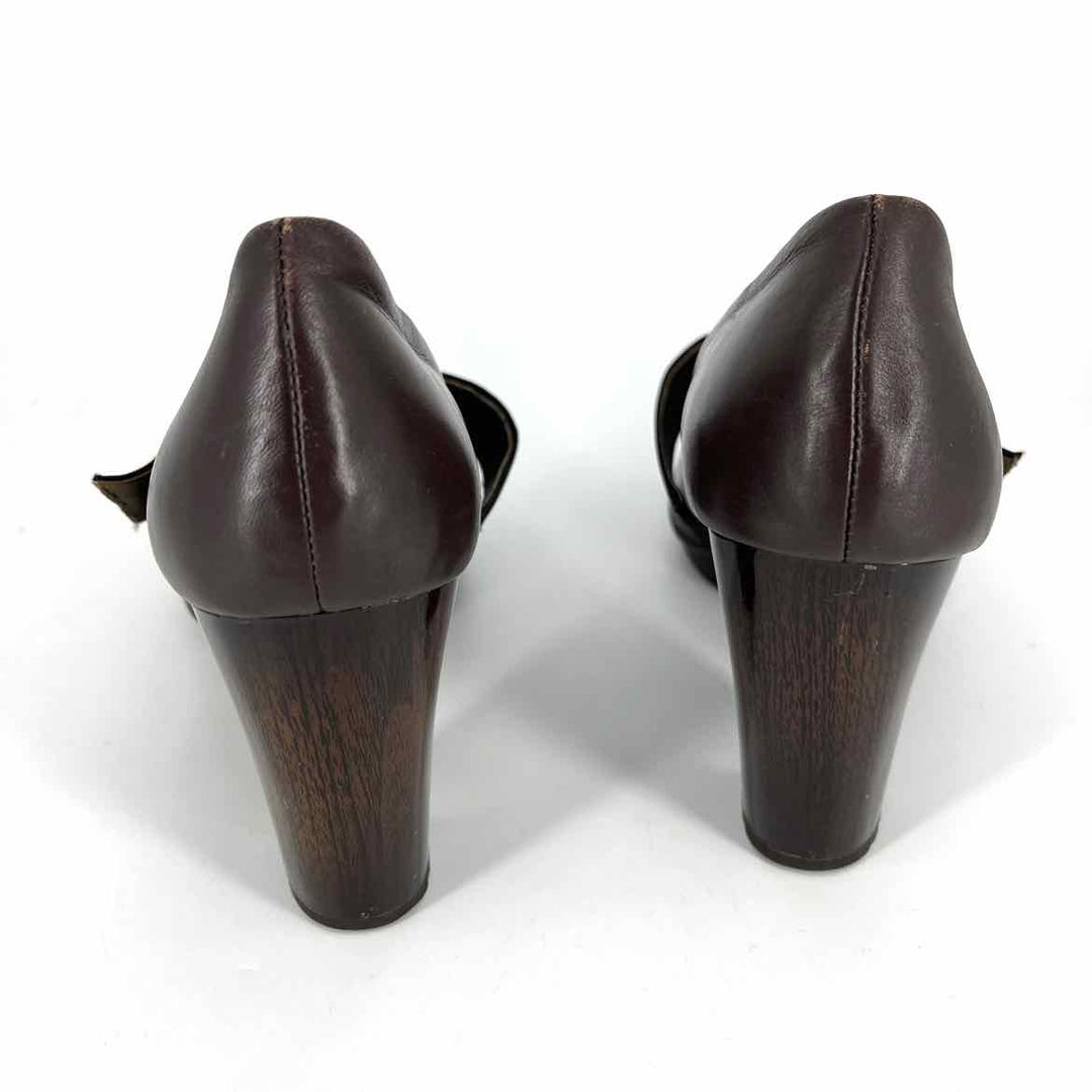 Shoe Size 8 Kenneth Cole Brown Leather Pumps